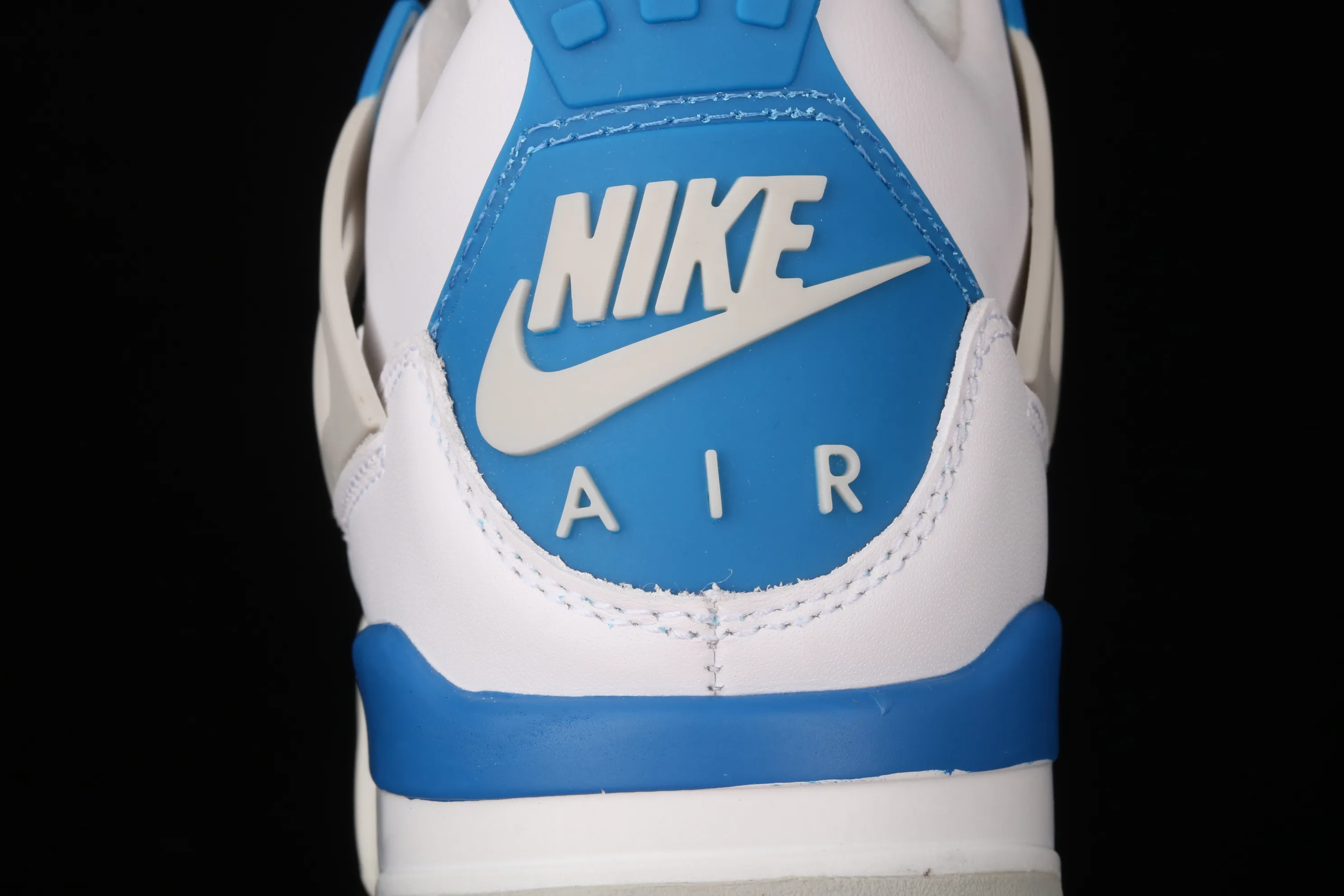 All categories Air Jordan Jordan series basketball shoes Air Jordan 4 pure original Air Jordan 4 Retro "Military Blue" AJ4 Joe 4 white blue 308497-105